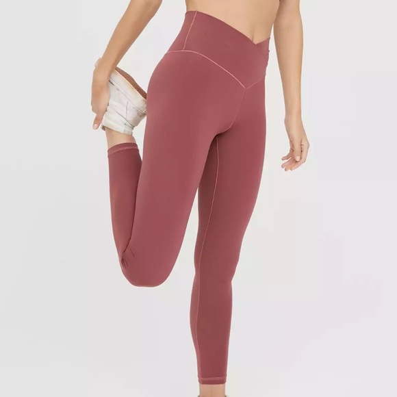 Aerie Highwaisted Crossover Leggings